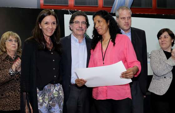 Rectores de institutos de Nivel Superior recibieron en Buenos Aires diplomas del programa Nuestra Escuela