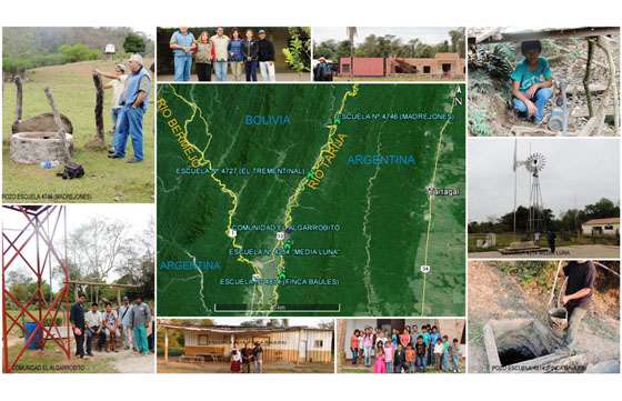 Recursos Hídricos relevó escuelas y comunidades en la ribera del río Grande de Tarija
