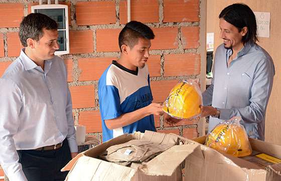 Trabajadores de la zona sudeste construirán un paseo del nuevo parque urbano