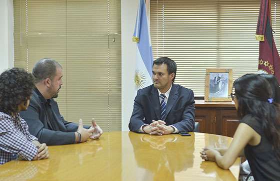 El ministro Rodríguez recibió a dirigentes de un movimiento político nacional