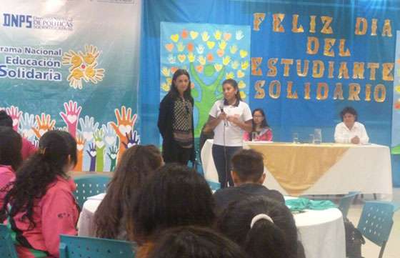 En Salta más de 180 escuelas secundarias concretan proyectos solidarios con comunidades y familias