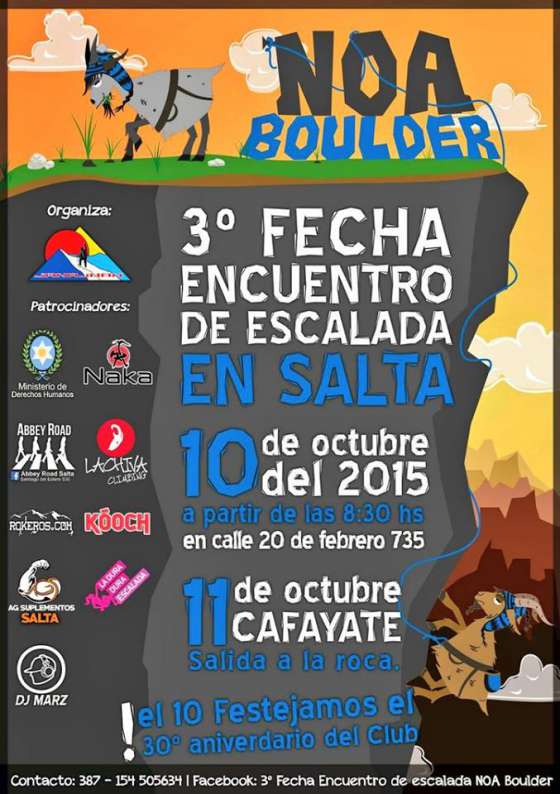 En Salta se desarrollará el campeonato Regional de escalada deportiva