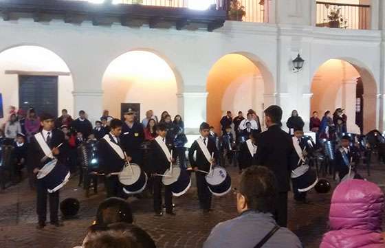 Los Cuerpos Infantiles de la Policía expusieron manualidades y realizaron una velada artística