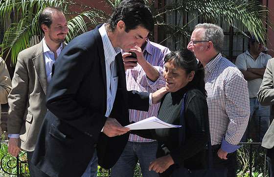 Pequeños productores de Rosario de Lerma recibieron herramientas para desarrollo agropecuario