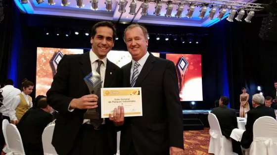 El Ente General de Parques y Áreas Industriales fue galardonado con el premio Sol Andino