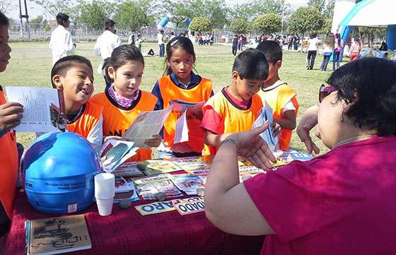 Seguridad Vial participó en la Feria de la Salud