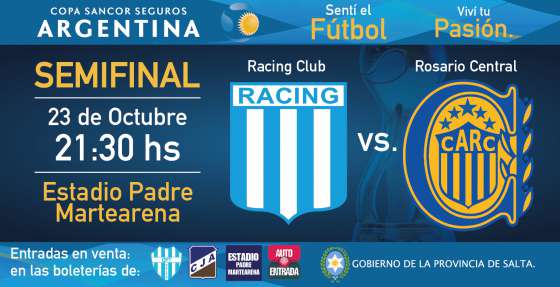 Comenzó la venta de entradas para Racing vs Rosario Central