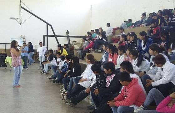 Dictaron talleres preventivos en la escuela Bernabé López de Vaqueros