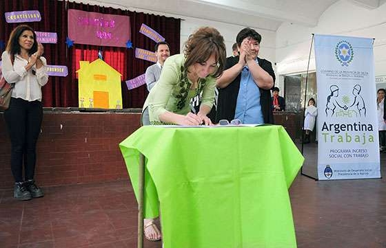Derechos Humanos entregó obras en el marco del programa Argentina Trabaja