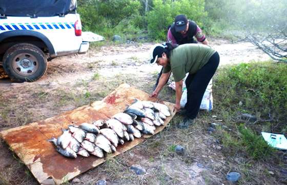 Intensifican controles de pesca en ríos y embalses provinciales