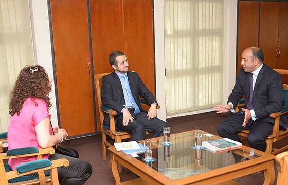 Dib Ashur expuso las potencialidades de la Provincia al embajador de Georgia