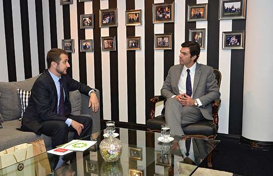 El Gobernador recibió los saludos protocolares del embajador de Georgia