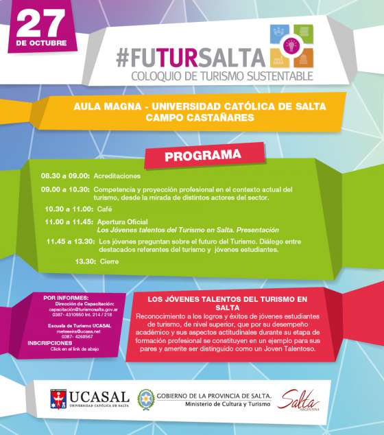 Se realizará hoy el coloquio de Turismo Sustentable FuturSalta 2015