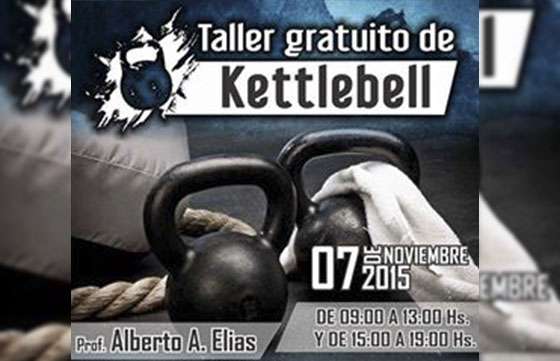 Taller gratuito de kettlebell en el Centro de Desarrollo Deportivo