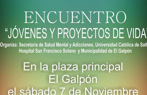 Salud Mental realizará un encuentro juvenil en El Galpón