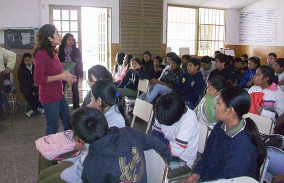 Seguridad capacitó a estudiantes de Anta
