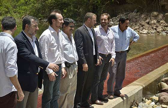 La obra hídrica inaugurada en el río Yatasto promueve el desarrollo del sur provincial