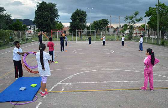 Jóvenes en Acción de barrio Unión organizan talleres deportivos para niños