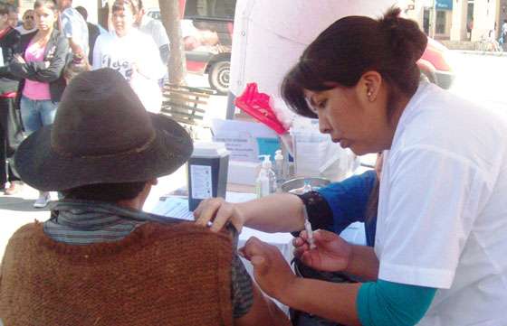 Vacunación masiva en todas las áreas operativas para completar esquema de inmunización