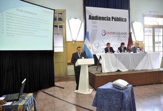 Se realizó la audiencia pública por el servicio de agua y cloaca 