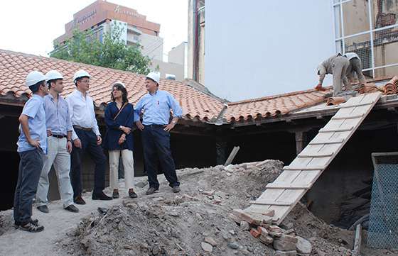 Avanza la obra de restauración y reconstrucción de la Casa Güemes