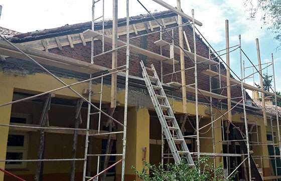 Avanza la construcción de viviendas y locales en El Galpón