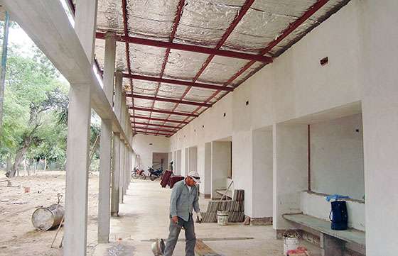 La Provincia ejecuta restauración integral en escuelas del departamento Rivadavia