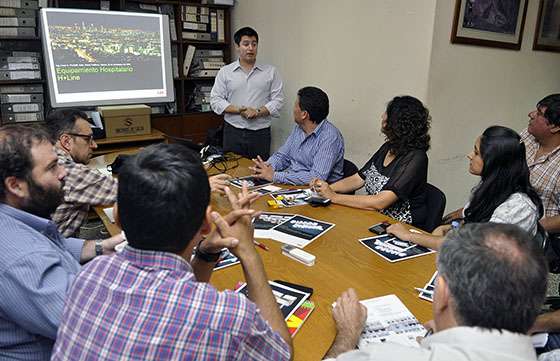 Personal de Obras Públicas se capacitó en tableros hospitalarios