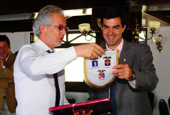 Urtubey almorzó con el síndico de Monfalcone   