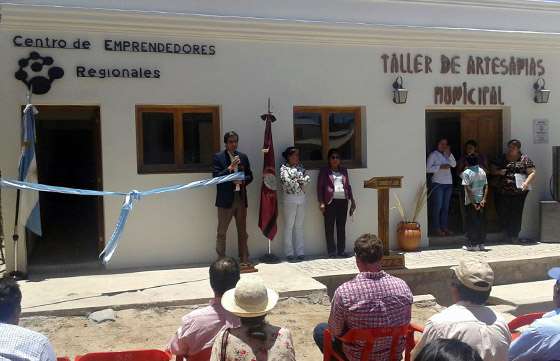 En Cachi se inauguraron las nuevas oficinas del Centro de Emprendedores Regionales