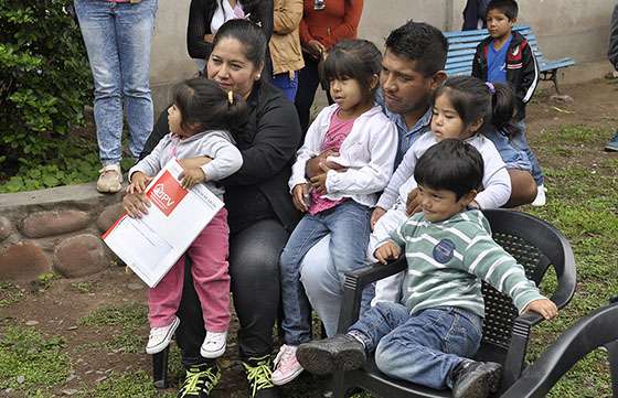 Dieciocho familias de El Jardín cuentan con su vivienda propia