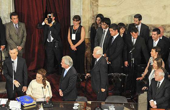 El Gobernador Urtubey asistió a la jura de Mauricio Macri como presidente de Argentina