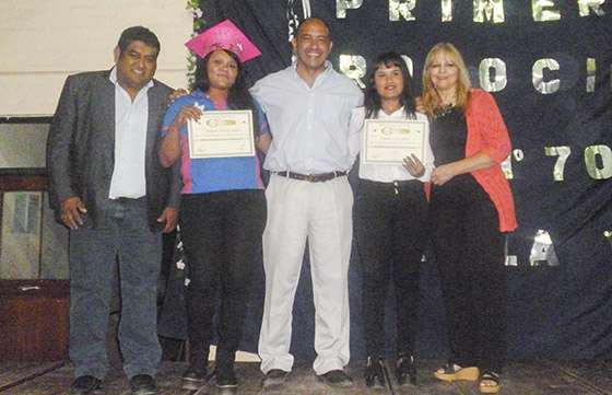 Egresó la primera promoción de un BSPA de la localidad de La Viña