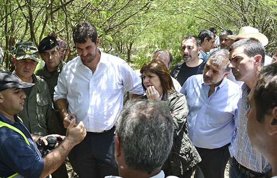 Urtubey recorrió el área del accidente sobre RN°34