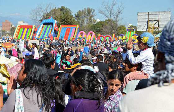 Fiesta navideña hasta el jueves en el Parque del Bicentenario