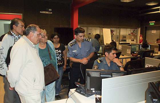 Referentes vecinales de la zona sudeste visitaron el Sistema de Emergencias
