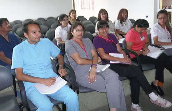 Taller sobre normas de promoción de salud para el Área Operativa 55