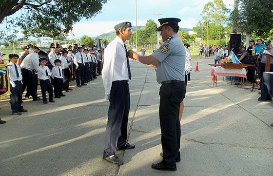 El Cuerpo Infantil de Policía celebró su aniversario en barrio Castañares