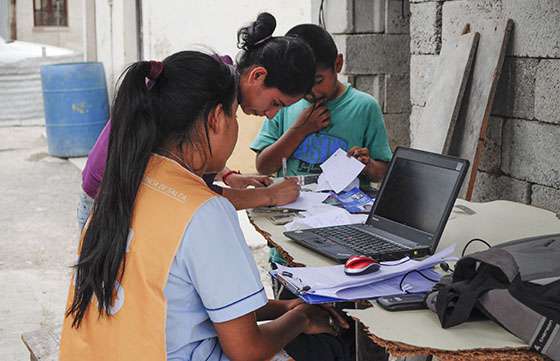 El Ministerio de la Primera Infancia releva la zona sudeste de capital