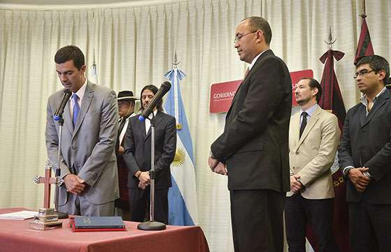 El Gobernador tomó juramento al Secretario de Coordinación Administrativa y Evaluación Presupuestaria