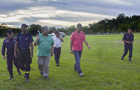 El Gobernador Urtubey verificó la asistencia a zonas afectadas por lluvias en el norte