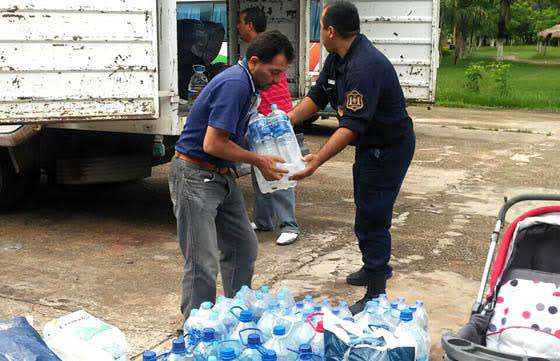 Continúa el trabajo de relevamiento de familias afectadas por el temporal en Hipólito Yrigoyen