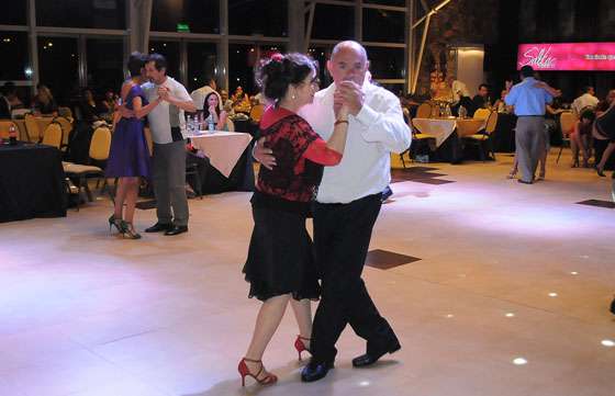 Importante convocatoria en la noche de la Milonga de Gala
