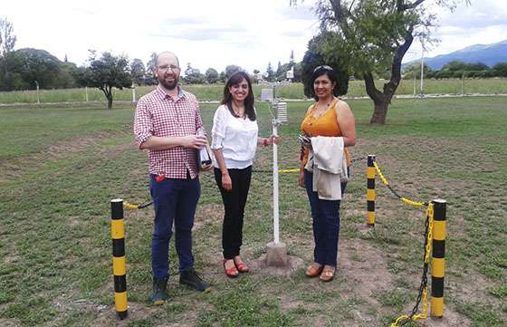 Instalaron una estación meteorológica automática en El Carril