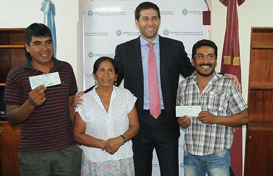 Entregaron aportes por más de 3 millones de pesos para tres comunidades Kollas