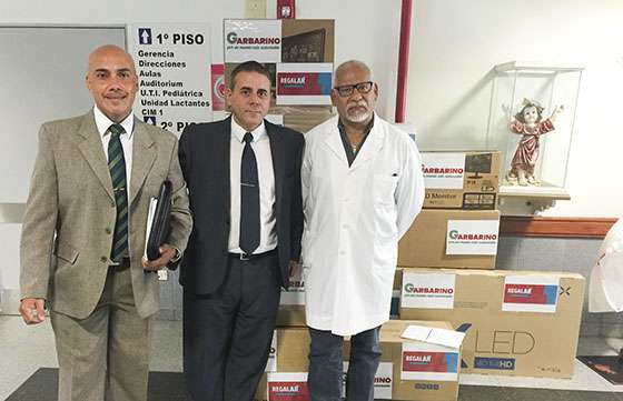 El Hospital Materno Infantil recibió una importante donación de electrodomésticos