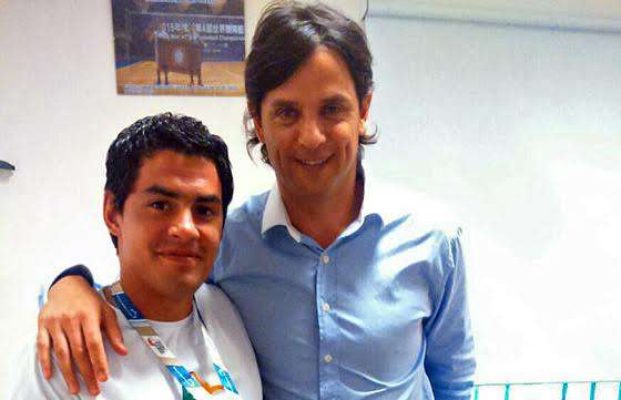 Plaza recibió al medallista mundial Pablo Melgar