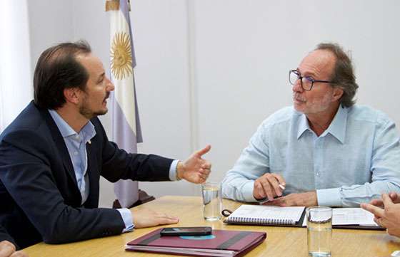 Provincia y Nación coordinan acciones en infraestructura social y obra pública