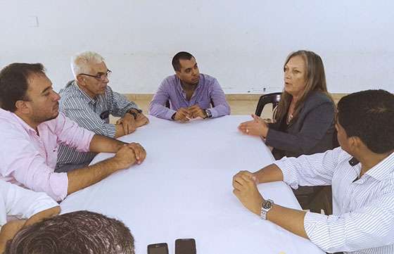 Reunión de funcionarios del Área Metropolitana y de Rosario de Lerma