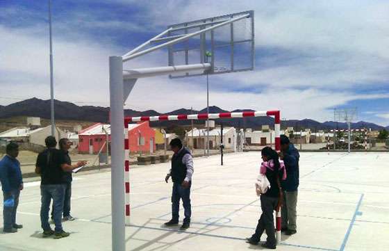 San Antonio de los Cobres y Rosario de Lerma cuentan con nuevos playones deportivos